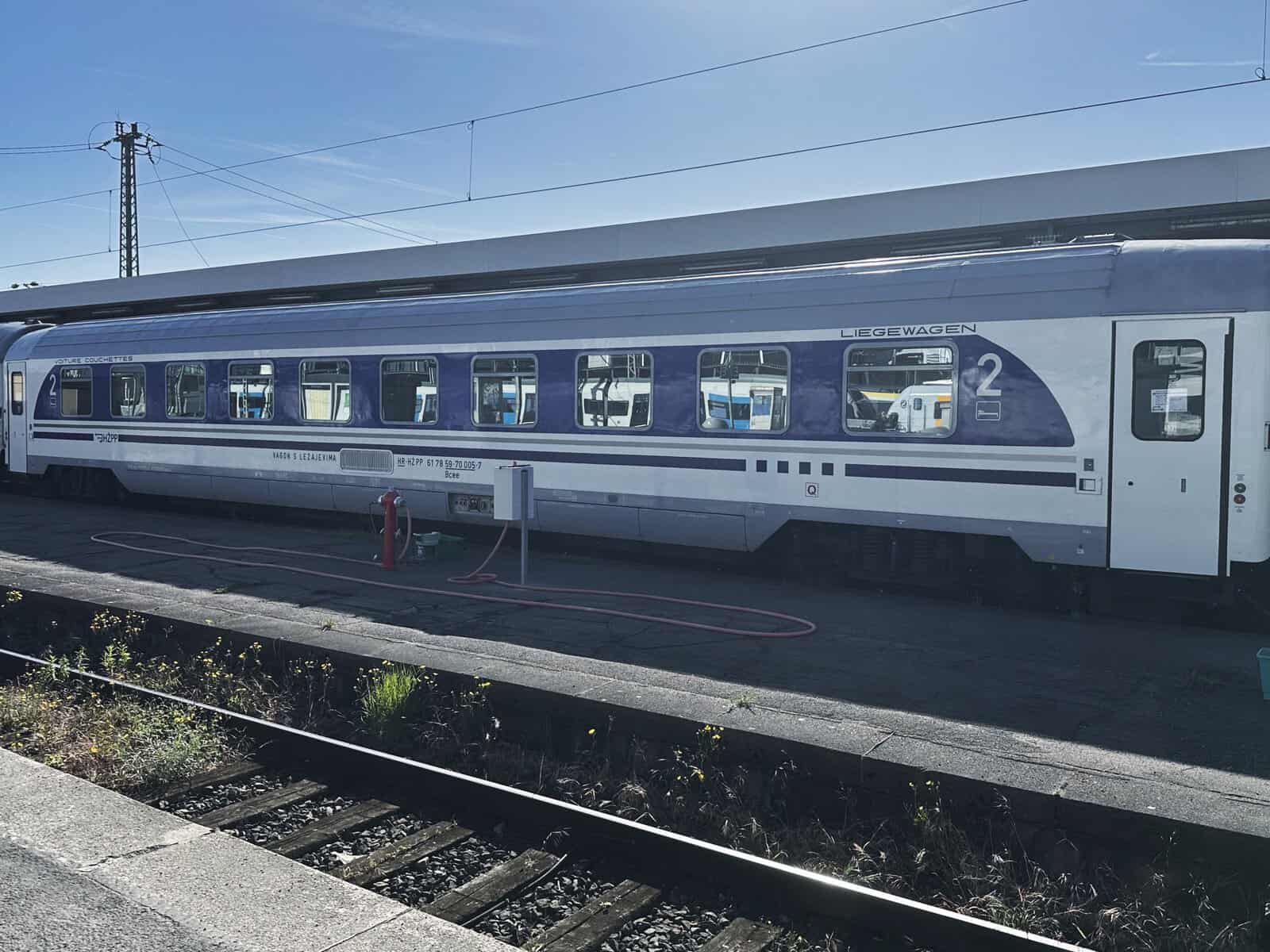 Treno notturno HZ Croazia - carrozza cuccette