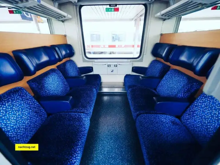 Nočni vlak ÖBB nightjet Sedežni vagonski oddelek